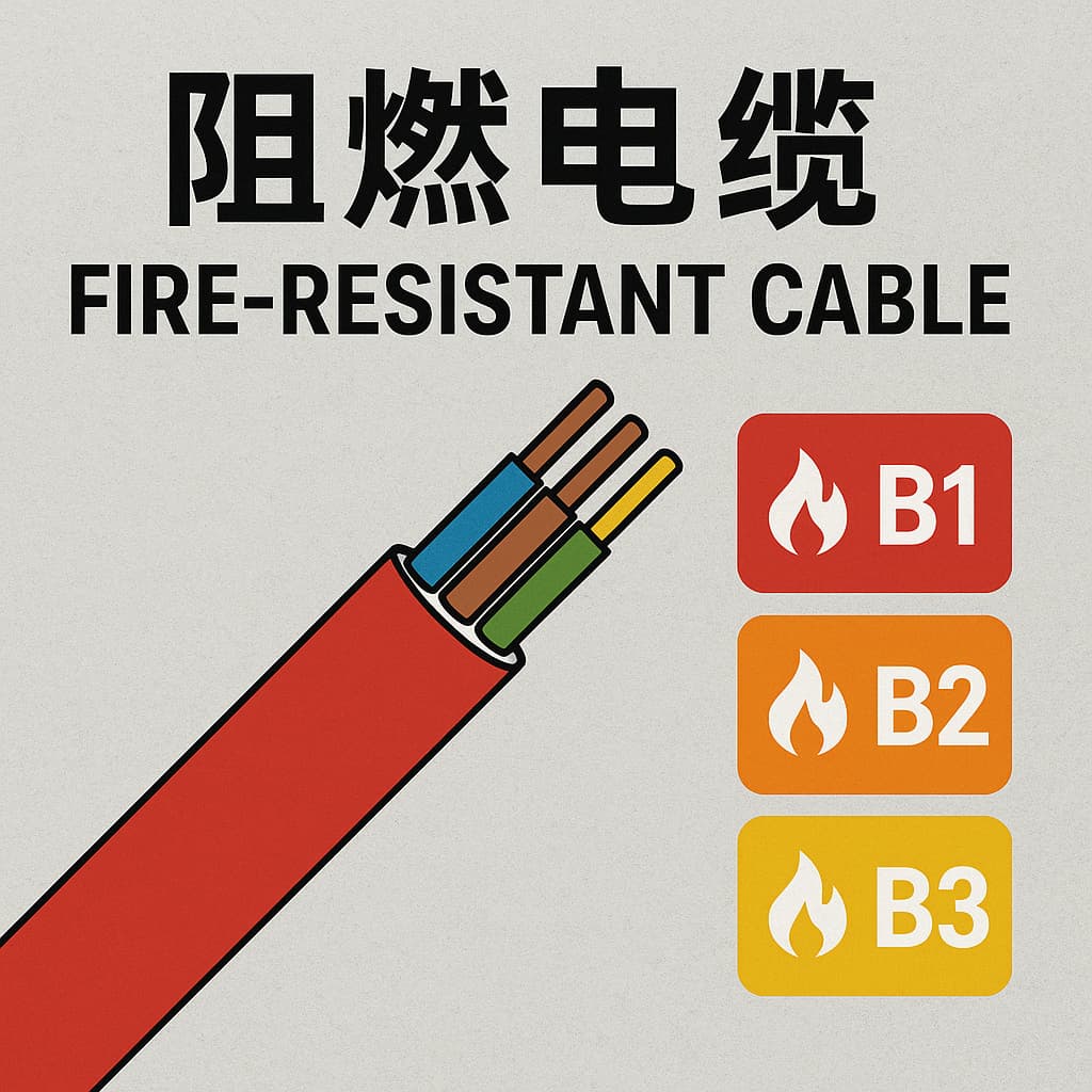 什么是阻燃電纜？B1、B2、B3級的區(qū)別你了解嗎？