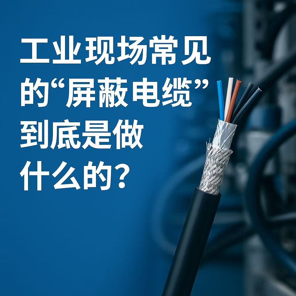 工業(yè)現(xiàn)場常見的“屏蔽電纜”到底是做什么的？