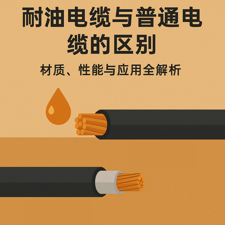 耐油電纜與普通電纜的區(qū)別：材質(zhì)、性能與應(yīng)用全解析