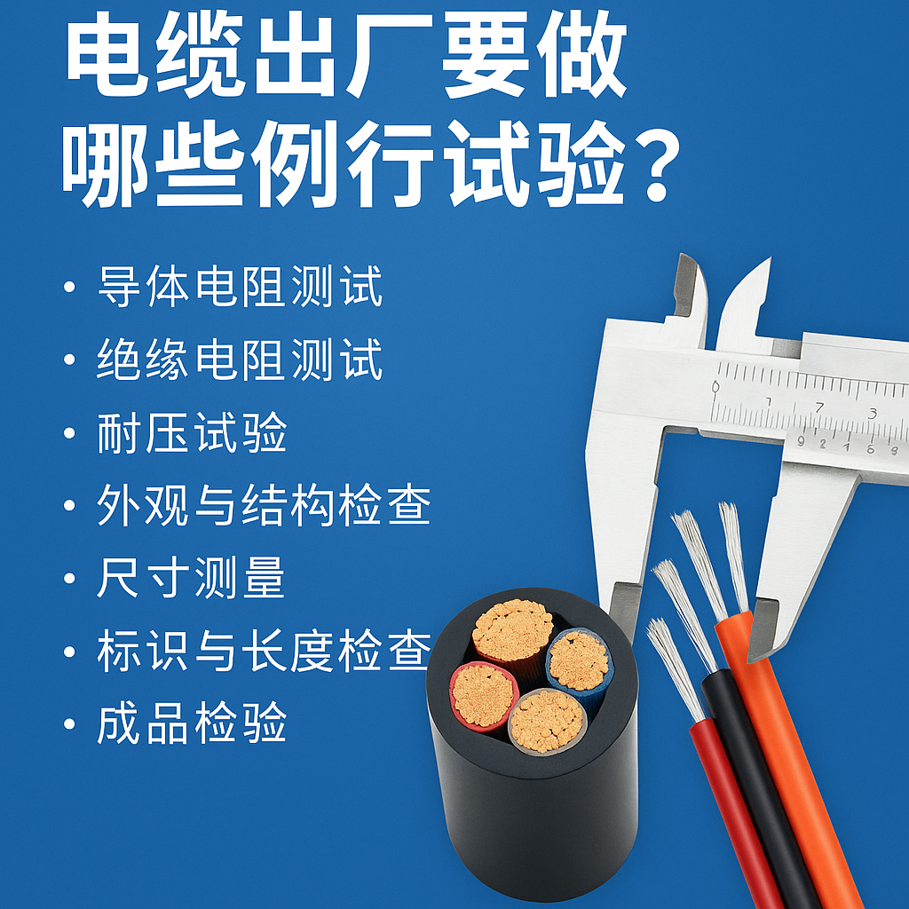 電纜出廠要做哪些例行試驗(yàn)？一文講清最關(guān)鍵的7項(xiàng)檢測