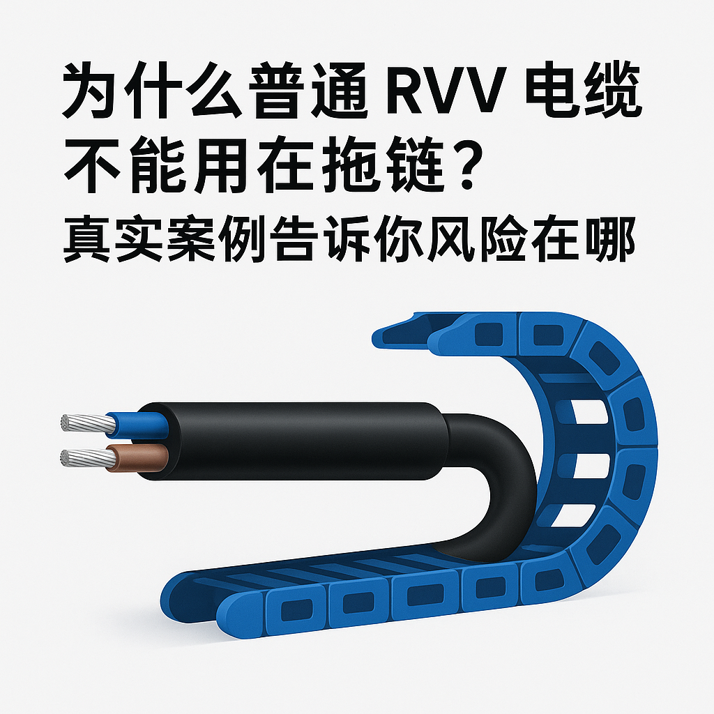 為什么普通 RVV 電纜不能用在拖鏈？真實(shí)案例告訴你風(fēng)險(xiǎn)在哪