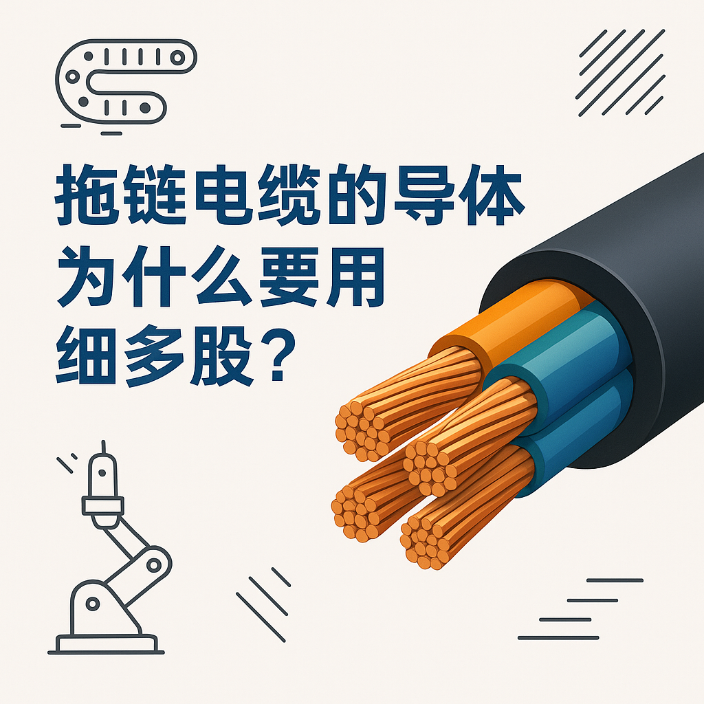 拖鏈電纜的導(dǎo)體為什么要用細(xì)多股？