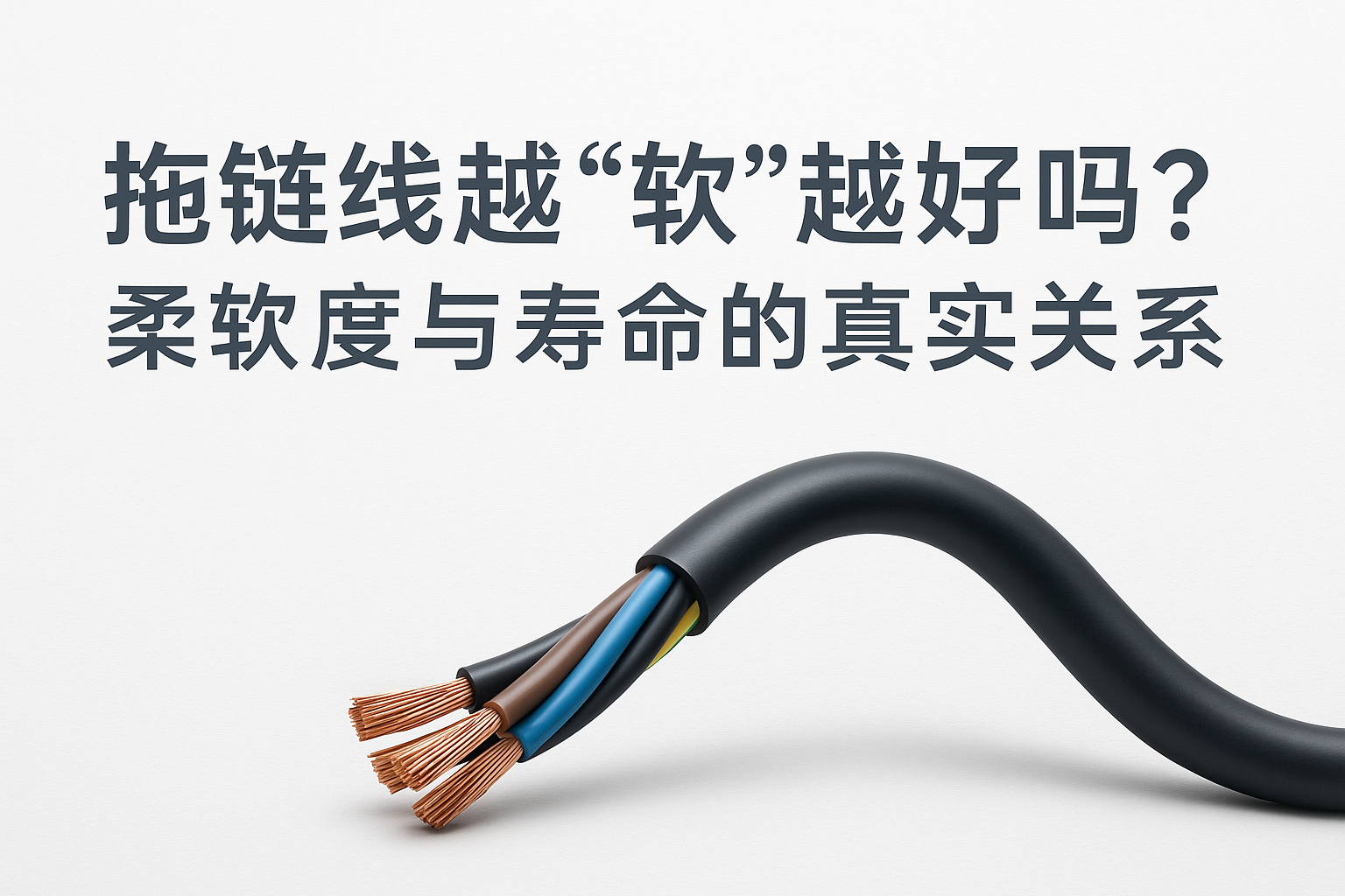 拖鏈線越“軟”越好嗎？柔軟度與壽命的真實(shí)關(guān)系