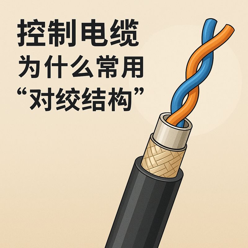 控制電纜為什么常用“對絞結構”？